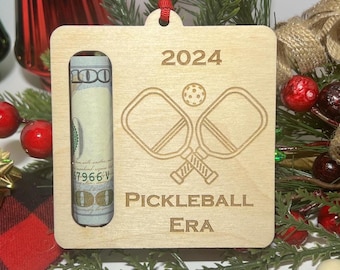 Pickleball Era Money Holder Ornament, 2025 Christmas Gift