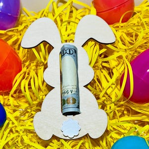 Easter Bunny Money Holder, Easter Basket Tag, Easter Basket Stuffer, Easter Gift, Teen Easter Gift, Kids Easter, Easter Favor, Easter Cash