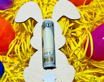 Easter Bunny Money Holder, Easter Basket Tag, Easter Basket Stuffer, Easter Gift, Teen Easter Gift, Kids Easter, Easter Favor, Easter Cash