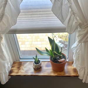 Plant shelf for window sill | window sill shelf | farmhouse decor | plant lover | Home Decor