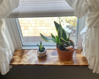 Plant shelf for window sill | window sill shelf | farmhouse decor | plant lover | Home Decor