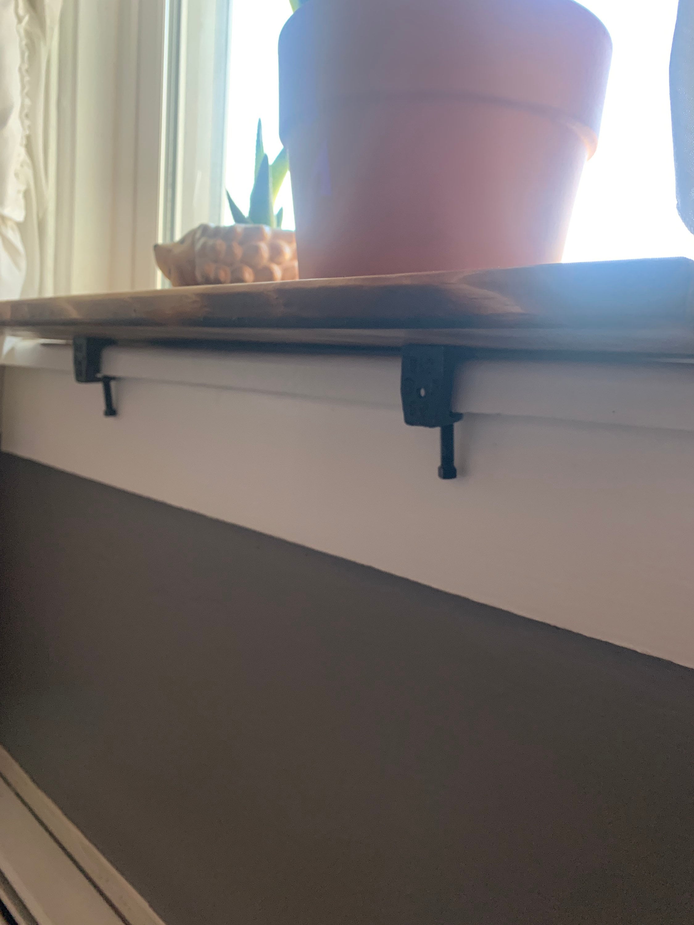 Plant shelf for window sill window sill shelf farmhouse Etsy