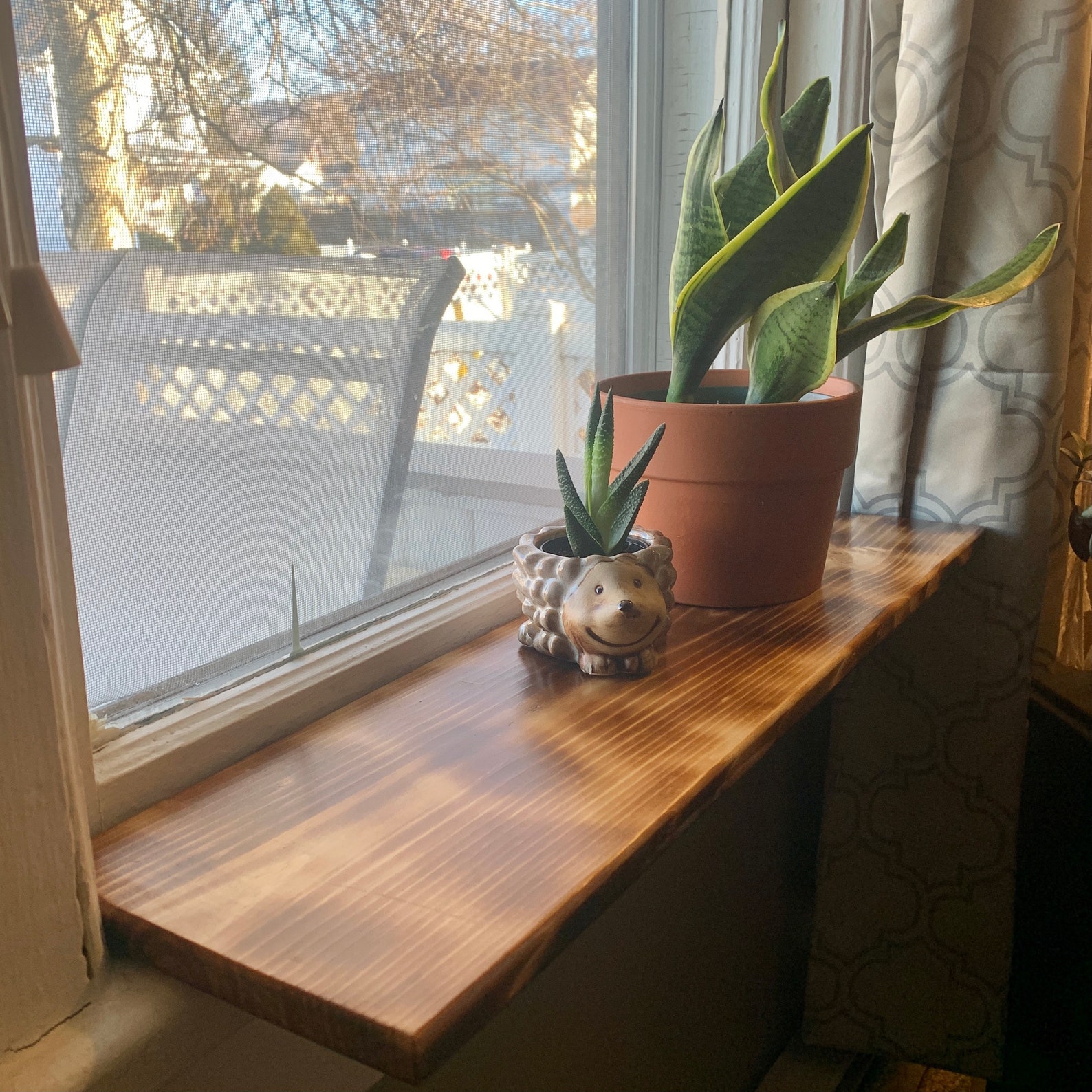 Plant shelf for window sill window sill shelf farmhouse Etsy