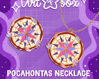 Pocahontas necklace and pins