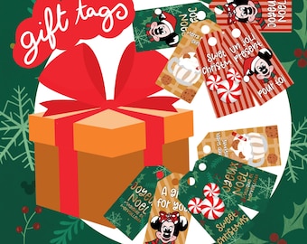 Etiquetas para presentes de Natal