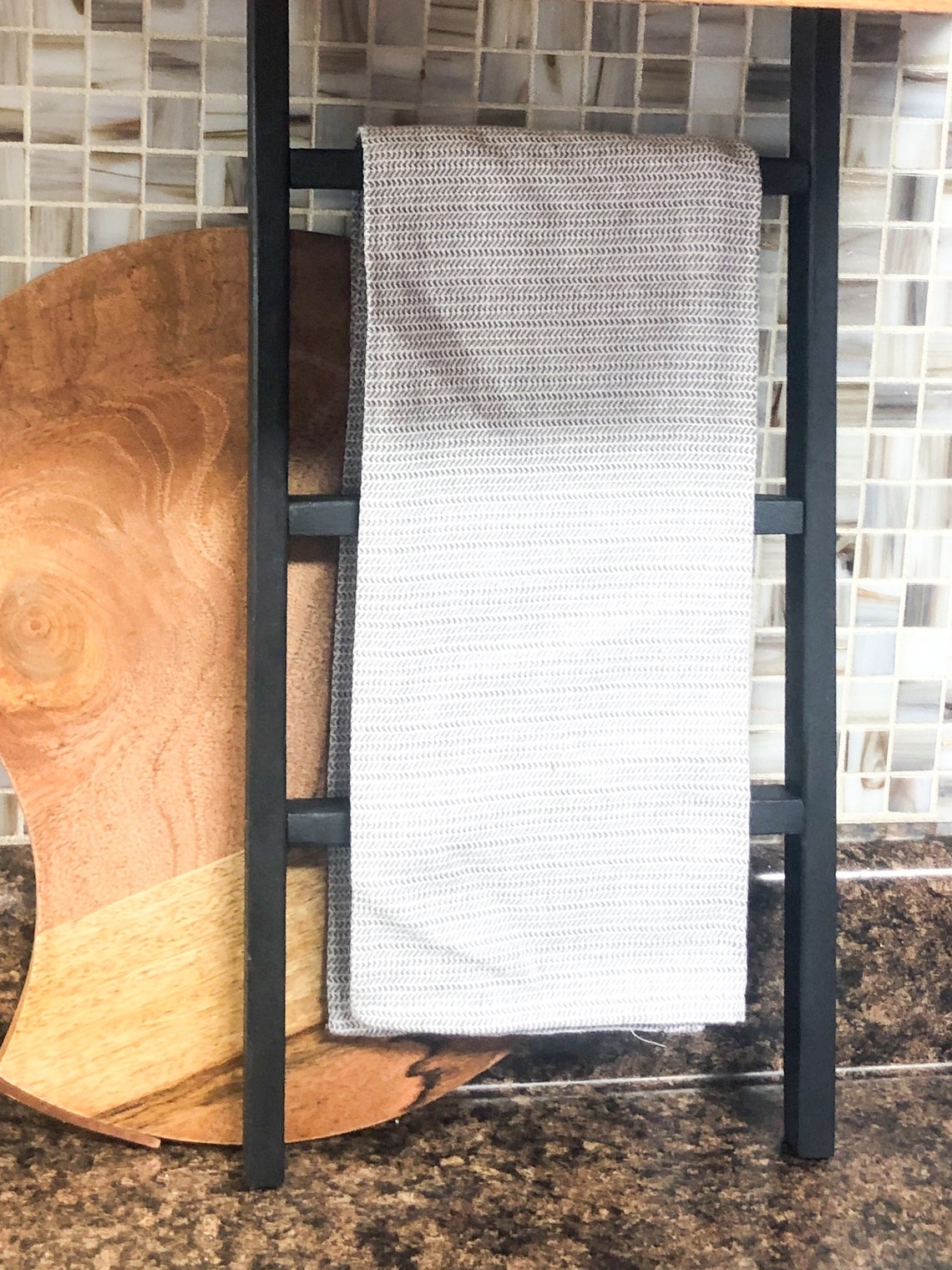 Kitchen Rustic Countertop Ladders Etsy