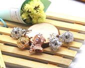 Hollowed-out magic box copper perfume oil necklace pendant can be turned on without losing color.