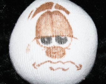 Soft Sock Ball with Sad face