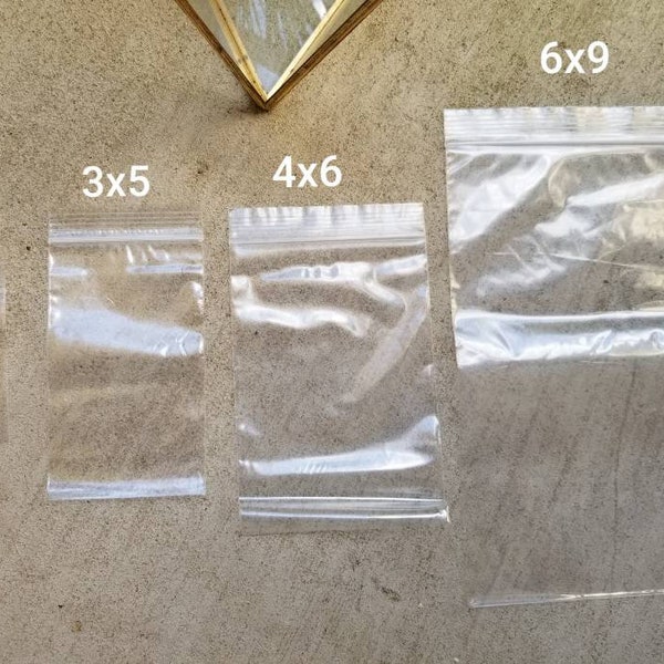 100 - 1 pack Resealable Bags