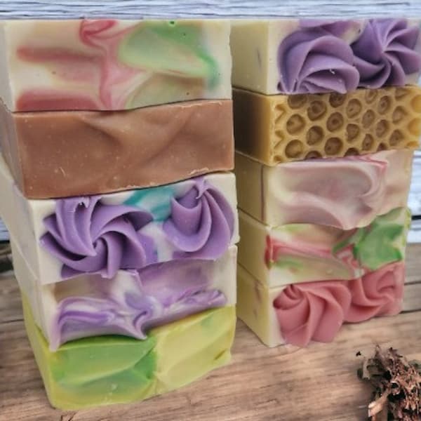 Organic Goat milk soap, 70 + scents, Handmade Goat Milk & Tallow, Best Selling Items, Homemade, Made The Old Fashioned Way- Cold Process