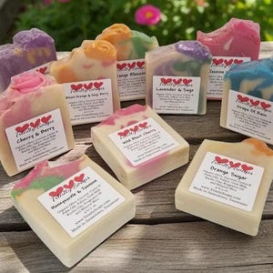 Bulk Goat Milk & Tallow Soap Bars: Handmade with Organic Oils