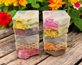 Handmade Goat Milk & Tallow Soap: Organic Oils, Cold Process, Scented Bars