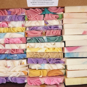 Organic Goat Milk Soap Samples End Pieces, Best selling Items, Birthday, Mothers day gift Box, Wedding Favors for guest in bulk, baby shower