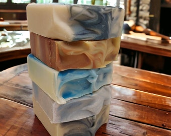 Goat Milk Soap 5/10/20 bars, gifts for him, Gifts for men who have everything, dupes, Mens soap box for men, homemade Birthday, Fathers Day