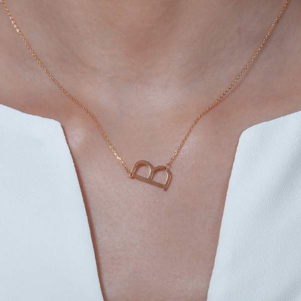 Initial Necklace, Letter B necklace, personalized Necklace with Letter B Initial Letter Jewelry, Gold Letter Necklace, Birthday Gift Idea