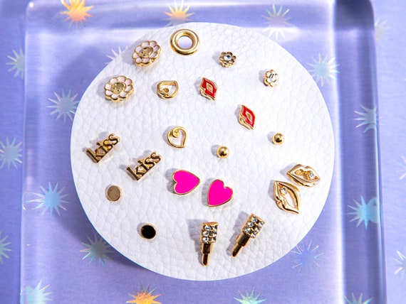 Mini stud shop earring set