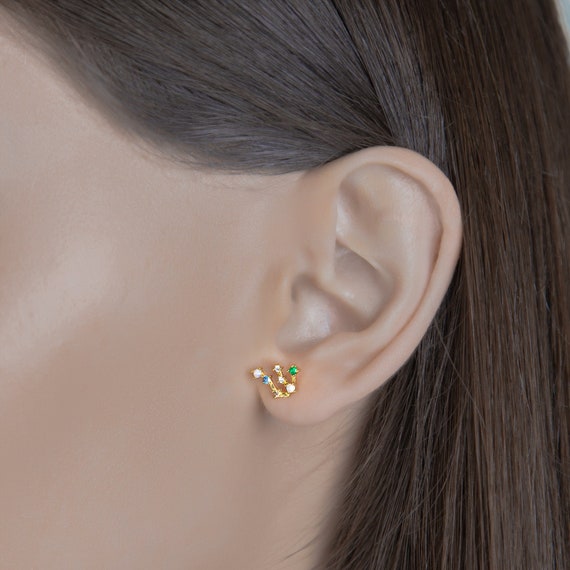 Aquarius constellation earrings sale