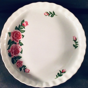 9 1/2” CHRISTINEHOLM Ceramic Fluted Quiche Flan or Tart Pan - Giftable