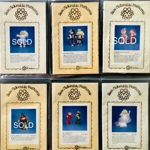 Choice of SIX CABBAGE PATCH Sew Adorable Halloween Costume Patterns  Choose the one(s) you want.