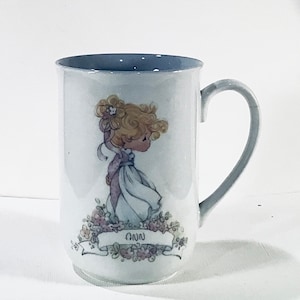 ANN Enesco Precious Moments ‘ANN’ Coffee Hot Chocolate Coffee Tea Cup  1990 - Giftable
