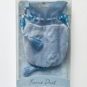 Christmas is coming - New HALLMARK Keepsake Frostlight Faeries FAERIE DUST Pouch - 2001 - Giftable