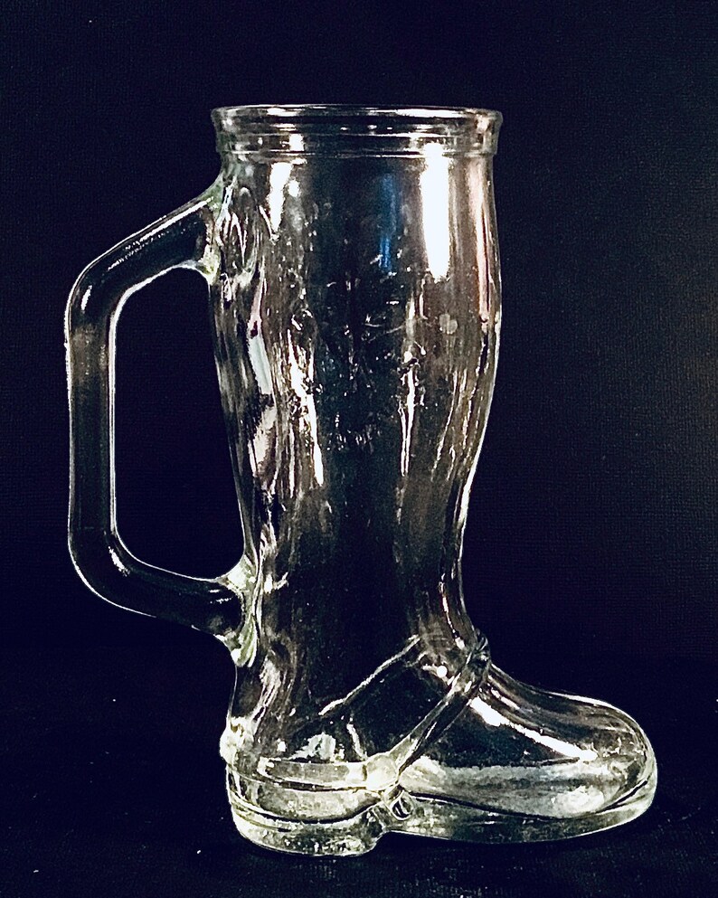 Giftable for a Collector Souvenir Collectible Glass BOOT MUG with Handle Bavarian Inn Frankenmuth Michigan