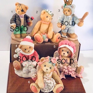 Christmas 2025 is coming - Choice of Six Collectible CHERISHED TEDDIES Figurines - Giftable