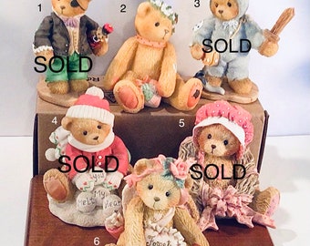 Christmas 2025 is coming - Choice of Six Collectible CHERISHED TEDDIES Figurines - Giftable
