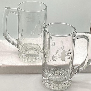 Princess House Set of Two Heritage Mugs for Root Beer Floats, Beer, Coffee, or Hot Chocolate - Giftable