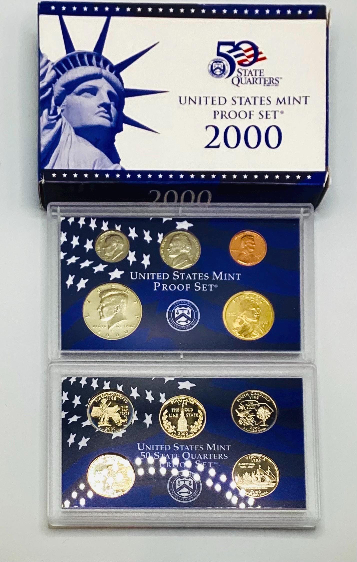 Silver mint proof set - Etsy 日本
