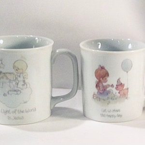 Your Choice - ENESCO PRECIOUS MOMENTS Collectible Coffee Hot Chocolate Tea Cup - Giftable