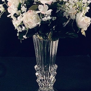Vintage Beautiful German MIKASA or ARGONNE HALL Lead Crystal Flower Vase - Giftable