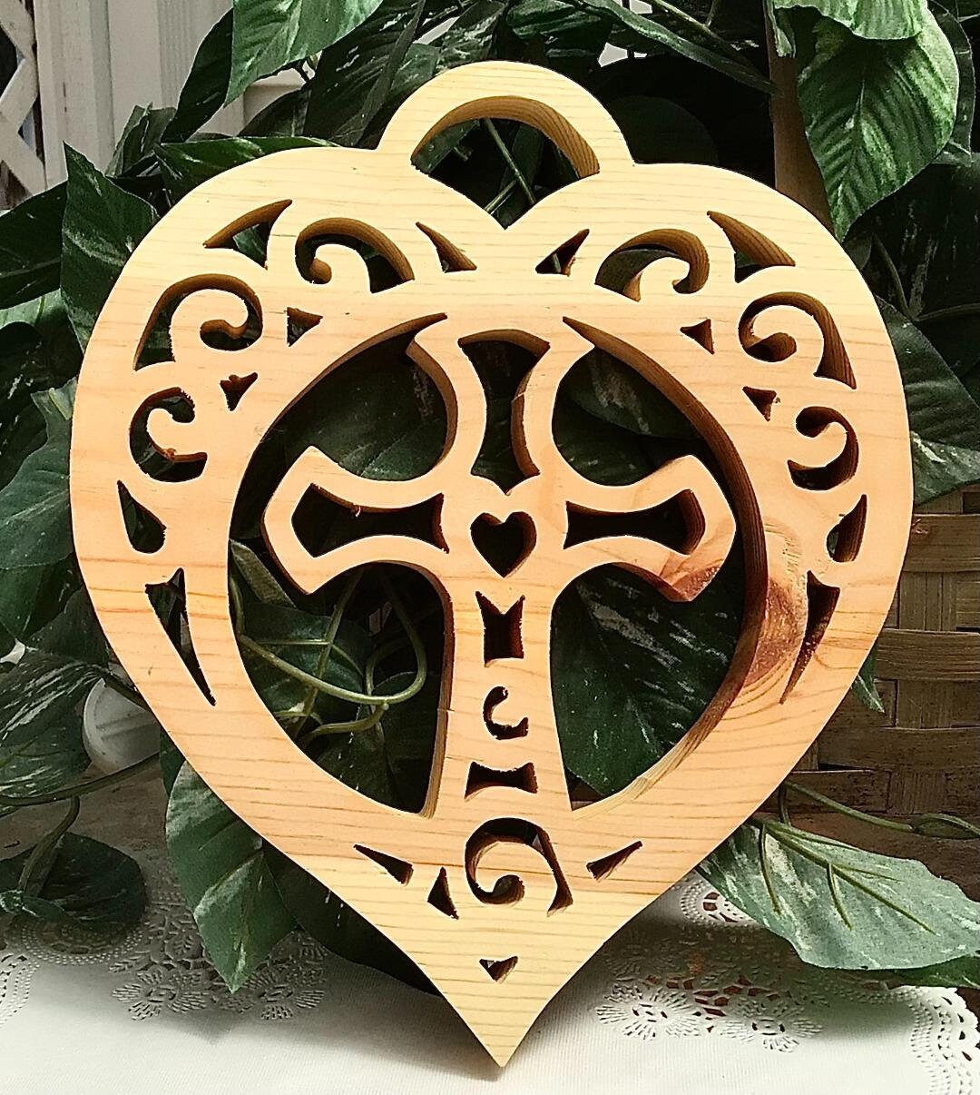 New Hand-cut WOODEN CROSS Home Decoration - Giftable - Etsy