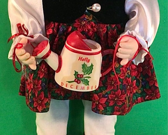 ENESCO PRECIOUS MOMENTS 12” Christmas Doll - 1995 - Collectible - Etsy