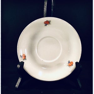 Occupied Japan Quality China Simple Flowered Saucer Only -  GIFTABLE