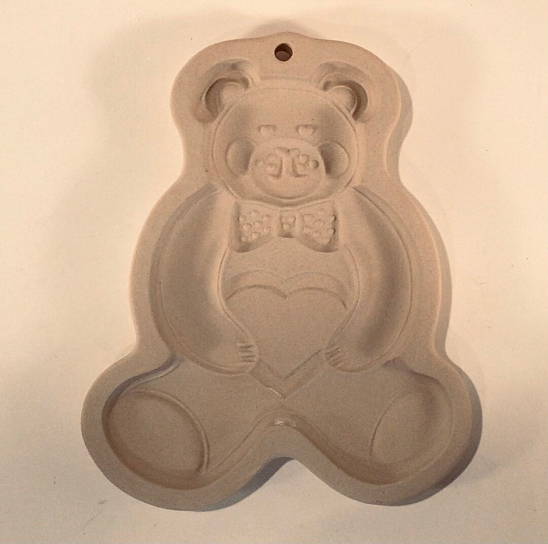 NEW PAMPERED CHEF Teddy Bear Clay Cookie Mold Giftable Etsy UK