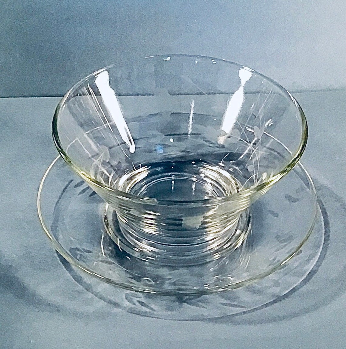 PRINCESS HOUSE Crystal Heritage Condiment Bowl With Under Etsy