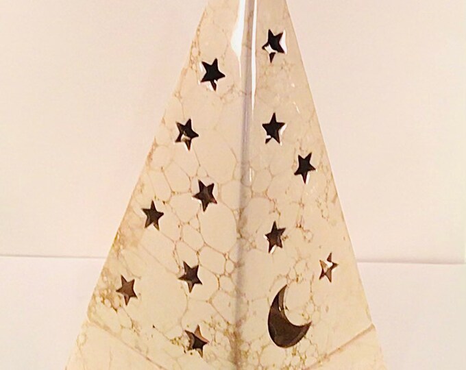 Vintage PARTYLITE GALAXY Pyramid Tealight Candle Holder Giftable Etsy