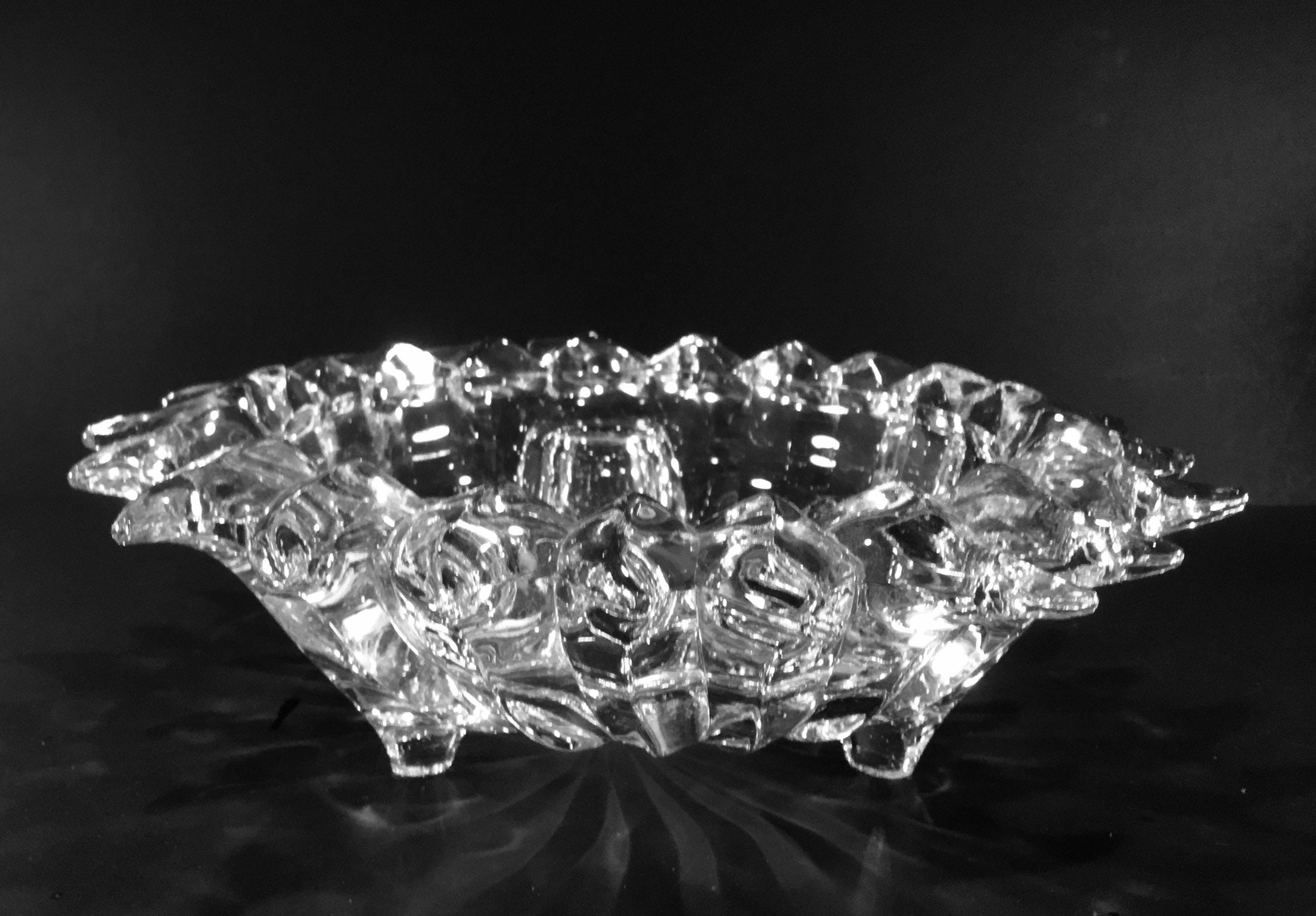 PARTYLITE 24 Lead Crystal AURORA Candle Holder Giftable Etsy