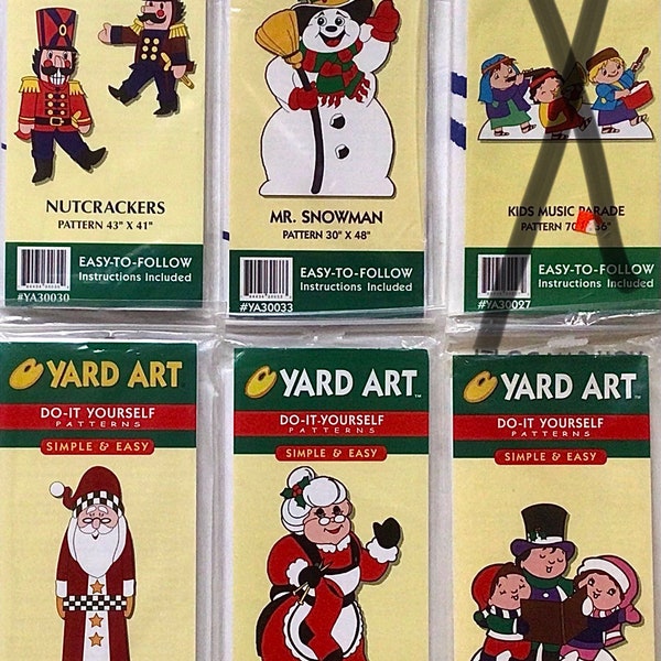 Yard Art Pattern Etsy