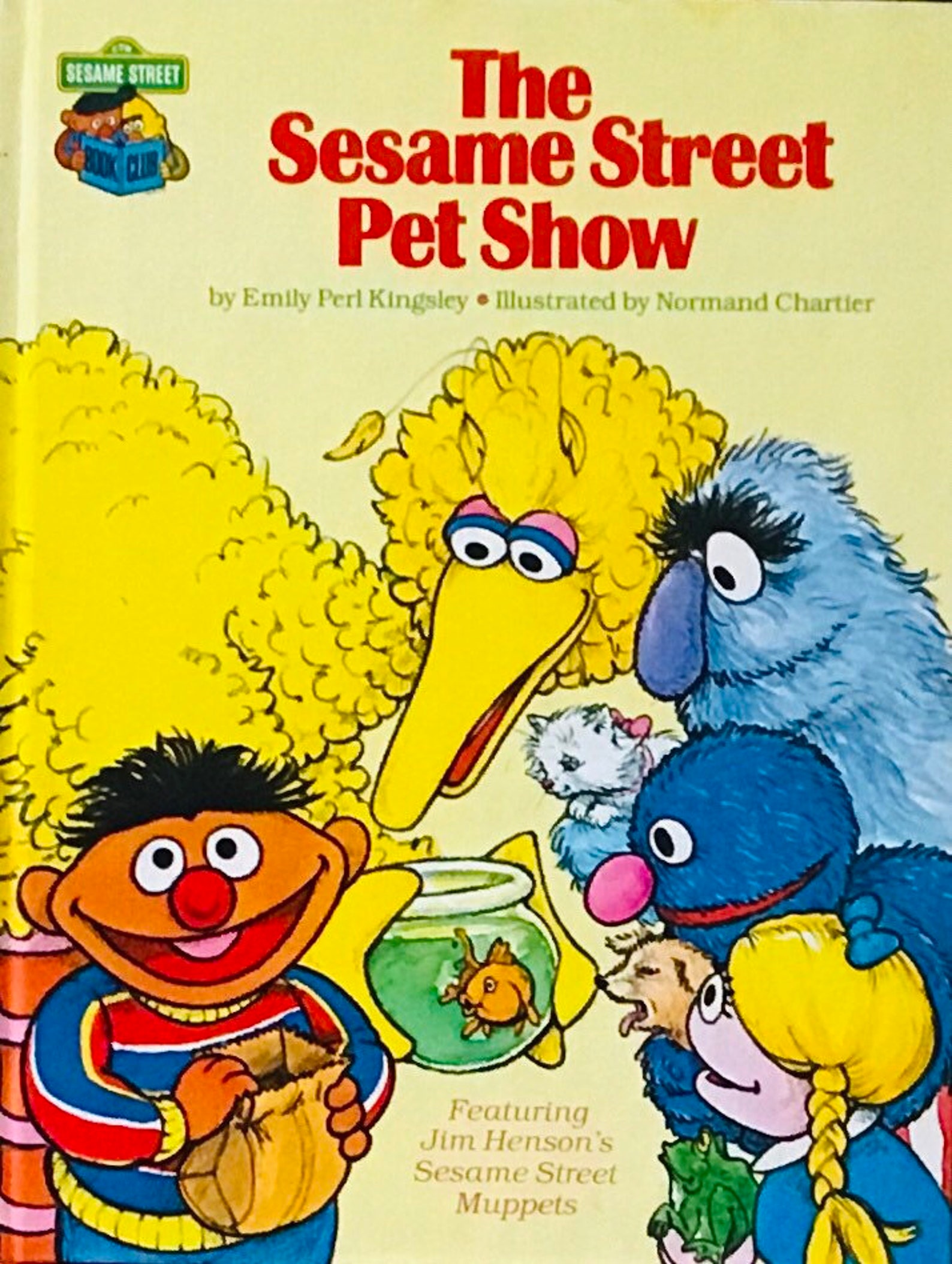 Reduced Vintage SIX SESAME STREET Hardback Book Club Etsy