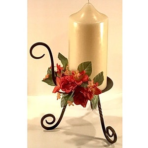 Portacandele vintage PARTYLITE Barrington in ferro battuto verniciato a polvere - da regalare