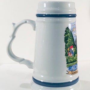 REDUCED - Dutch? Ceramic Tankard Beer Mug Stein - Giftable