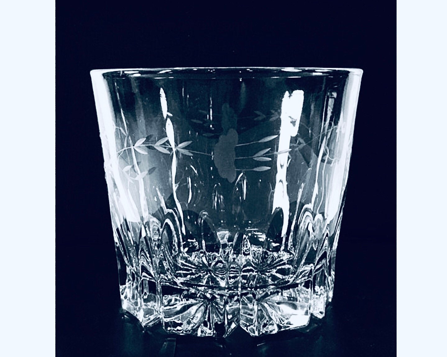 Princess House Crystal Ice Bucket 6 Wide Across Top 5.5 High 4 34