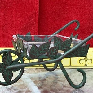 REDUCED- New Partylite GARDEN CART Candle Holder in Box - Giftable