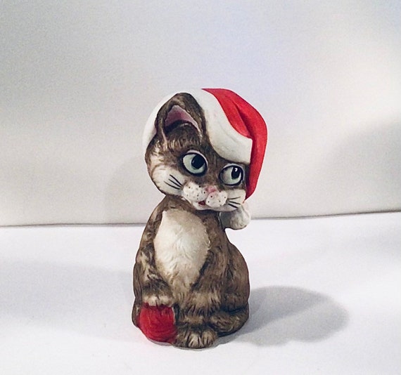 Christmas 2025 is Coming - Collectible Ceramic Tabby Kitty Cat