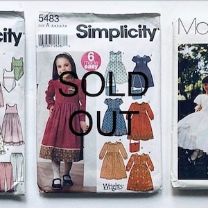 CHOOSE FROM THREE Girl’s Patterns - Sundresses, Dresses, Tops and Pants/Shorts