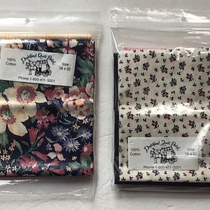 Reduced - ASSORTED BUNDLES - Choose from Two 100% Cotton Fat Quarter/Flat Fabric Bundles