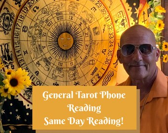 General Tarot Reading by Phone | Celtic Cross 11 Card Spread | Same Day Psychic Reading