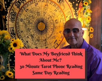 Boyfriend Thoughts & Feelings Reading | Love Tarot by Phone | 30 Minutes